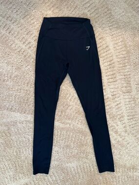 Gymshark women’s seamless training leggings in Navy Blue
